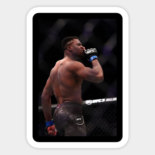 Francis 'The Predator' Ngannou Sticker by Fit-Flex